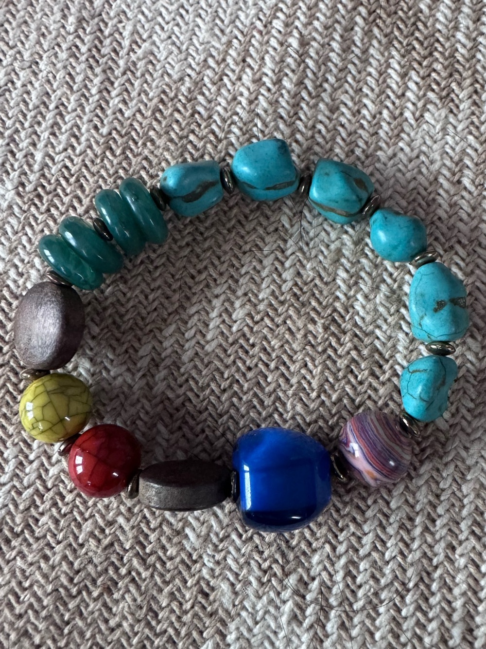 Boho Inspired Beaded Bracelet